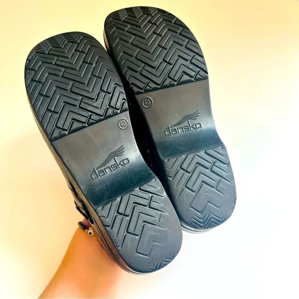 Danskoleopard Cheetah Print Clogs - image 7